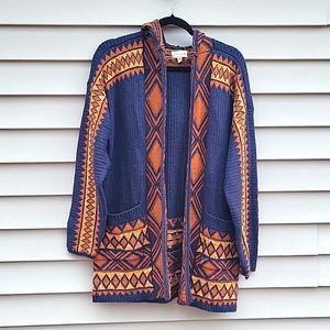 LUCKY BRAND HOODED SWEATER NWT